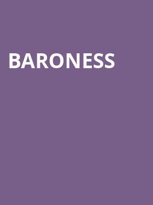 Baroness, Saturn, Birmingham