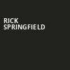 Rick Springfield, Mercedes Benz Amphitheater, Birmingham