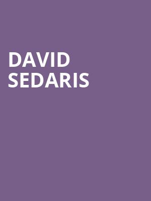 David Sedaris, BJCC Concert Hall, Birmingham