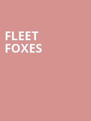 Fleet Foxes, Avondale Brewery, Birmingham